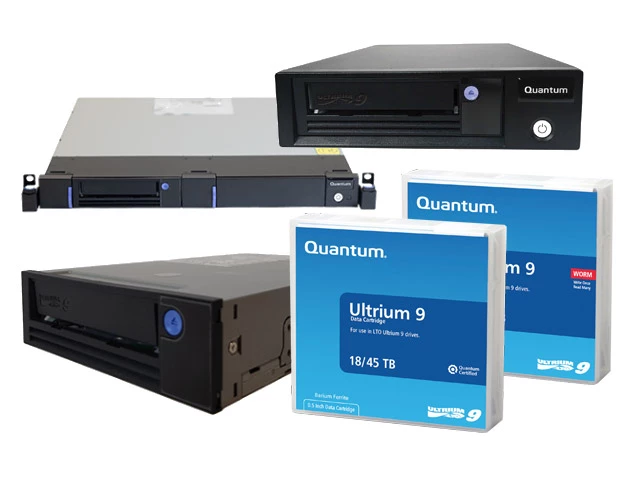 Quantum LTO-9 Tape Drive ленточные накопители и картриджи LTO9 Ultrium ...